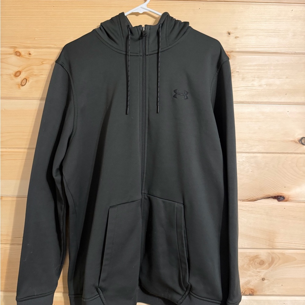 Under Armour Men's Dark Gray Zip-Up Sweater